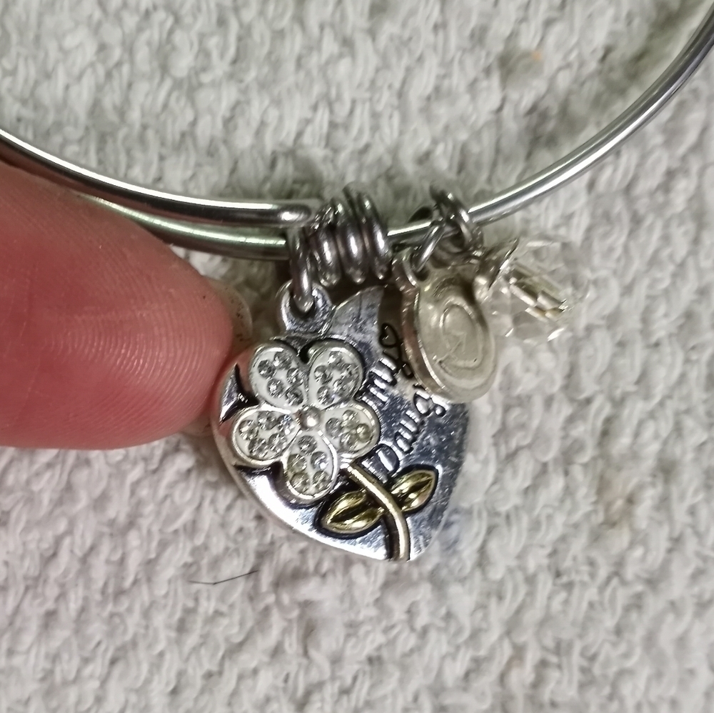 If daughters were flowers I would pick you love this life charm bracelet - Picture 5 of 5